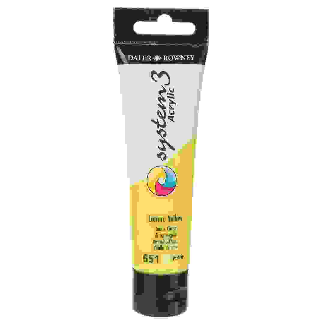 لون أكريليك دالر روني سيستم 3 (أصفر ليموني 651، 59 مل)