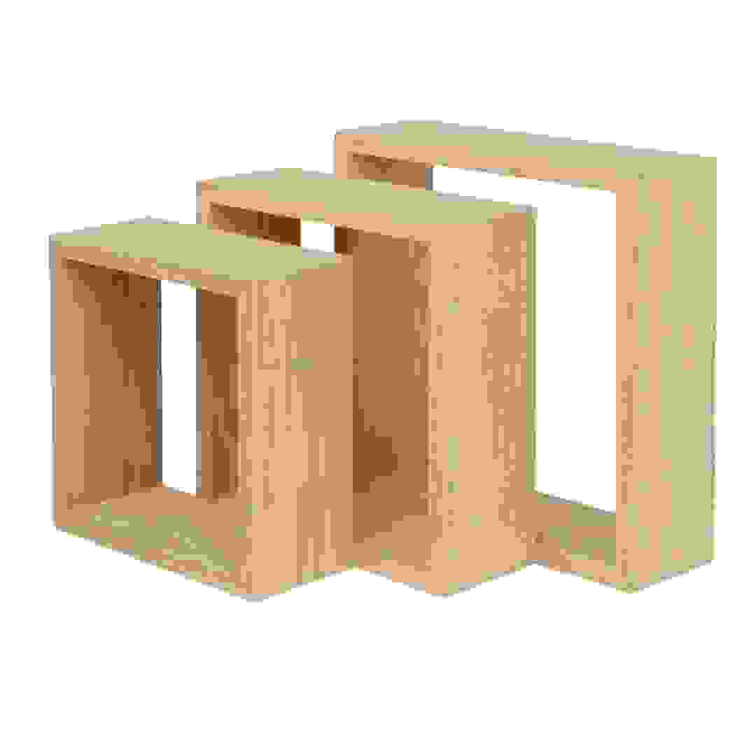 مجموعة رف مكعبات MDF فورم ريجا (3 قطع)