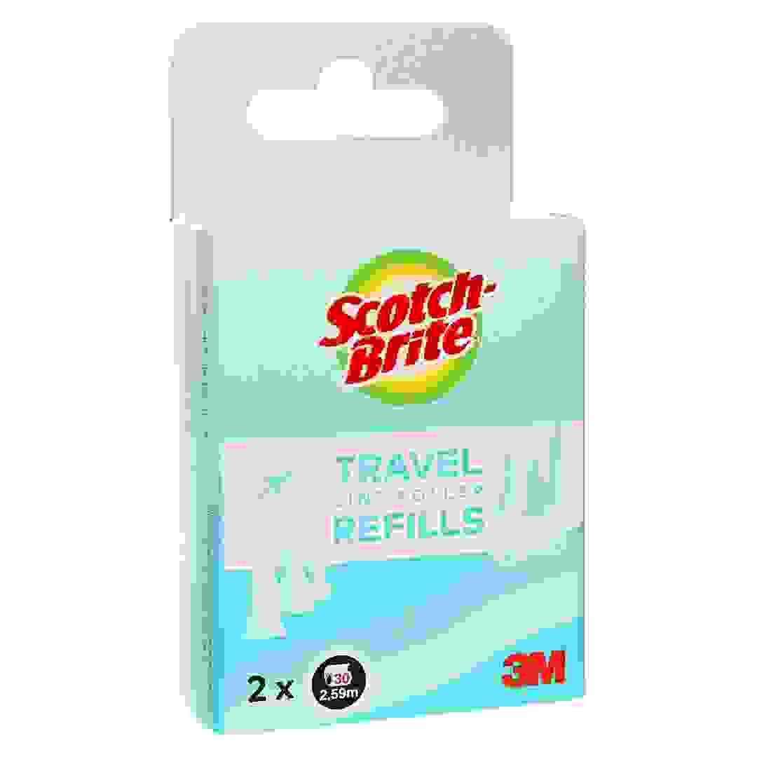 3M Scotch-Brite Mini Travel Lint Roller Refills (2 pcs)