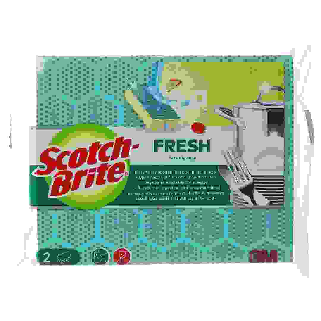 3M Scotch-Brite Fresh Heavy Duty Scrub Sponge (2 pcs)