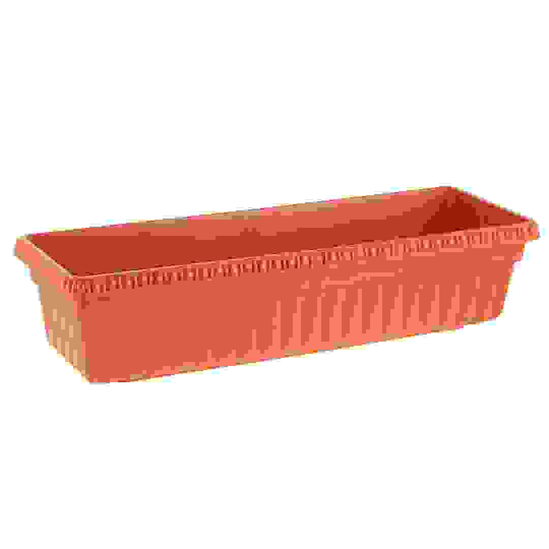 أصيص نباتات مستطيل بلاستيكي فاد (63.5 × 21.5 × 14.5 سم)