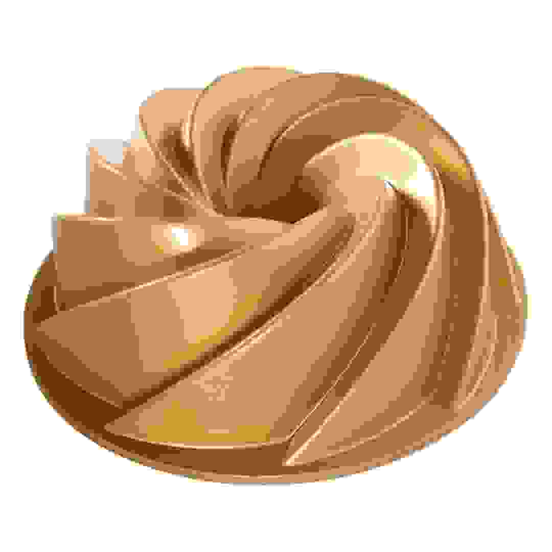 Nordic Ware Heritage Cast Aluminum Bundt Pan (26 cm, Gold)