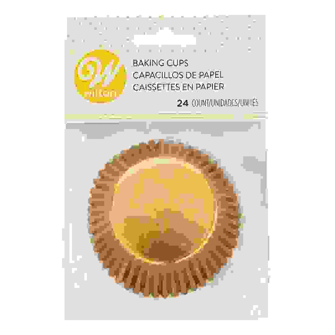 Wilton Gold Foil Baking Cups (Standard Size, 24 Pc.)