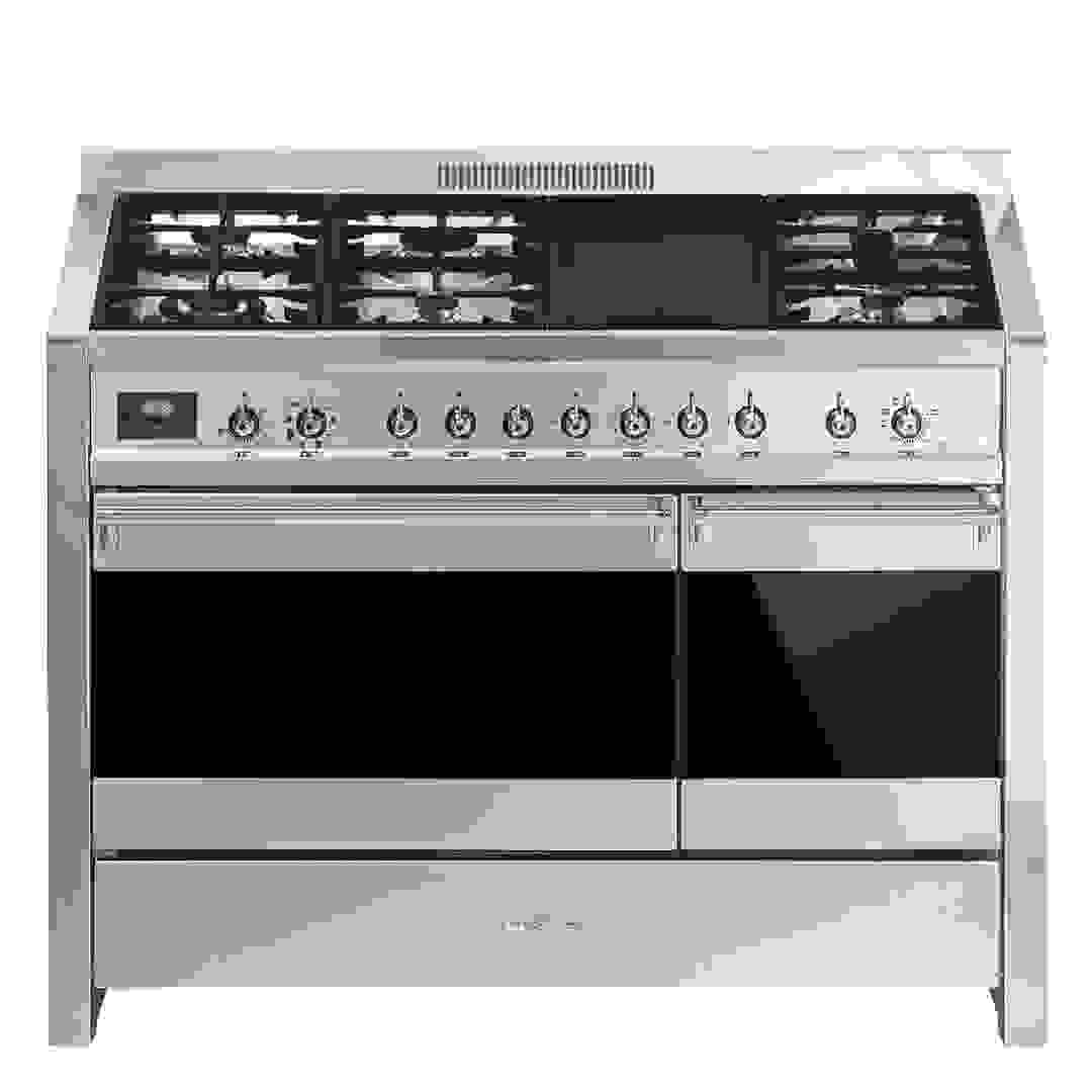 بوتاجاز منفصل 6 شعلات غاز وفرن كهربائي أوبرا سميج A3-81 (120 × 90 × 60 سم)