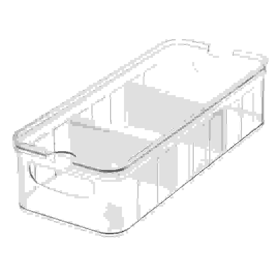 InterDesign Crisp Divided Refrigerator Bin (Large, 37.64 x 16.05 x 9.55 cm)