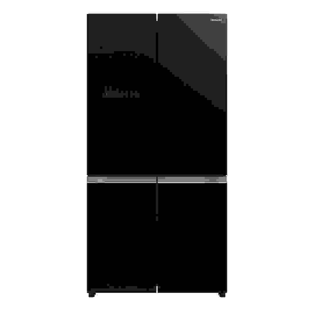Hitachi Freestanding French Door Bottom Freezer, RWB720VUK0GBK (720 L)