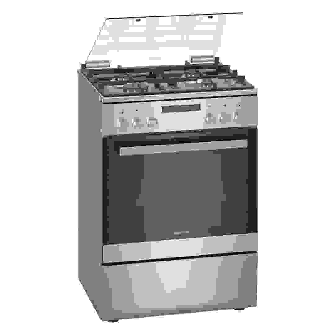 موقد غاز قائم بذاته 4 شعلات iQ300 سيمنز، HX8P3AE50M (60 × 60 × 85 سم)