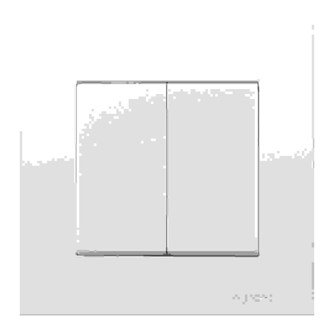 مفتاح كهرباء شنايدر فيفاتشي أحادي الاتجاه 2 زر (8.7 × 8.7 × 3.5 سم، 250 فولت تيار متردد)