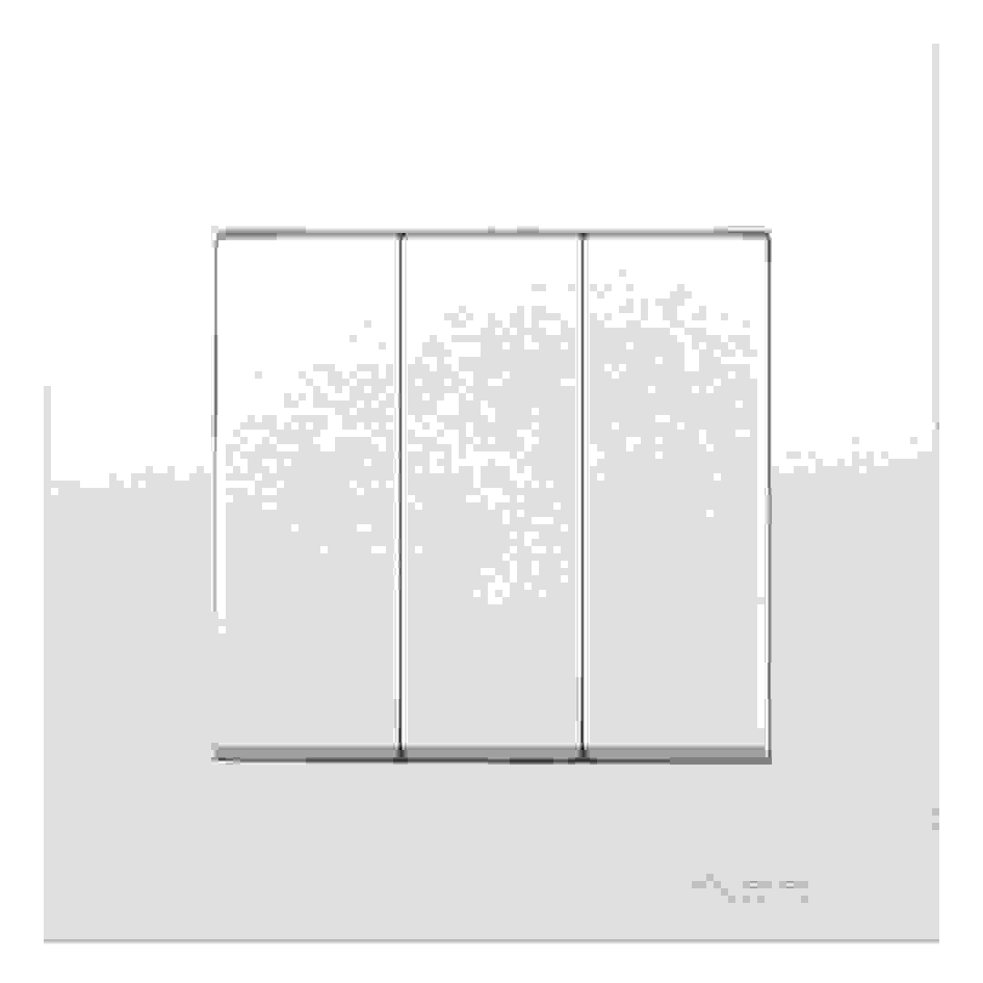 مفتاح كهرباء شنايدر فيفاتشي أحادي الاتجاه 3 أزرار (8.7 × 8.7 × 3.5 سم، 250 فولت تيار متردد)