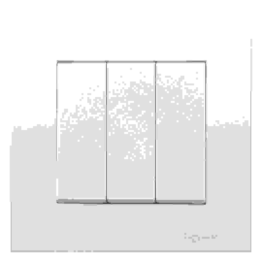 مفتاح كهرباء شنايدر فيفاتشي ثنائي الاتجاه 3 أزرار (8.7 × 8.7 × 3.5 سم، 250 فولت تيار متردد)