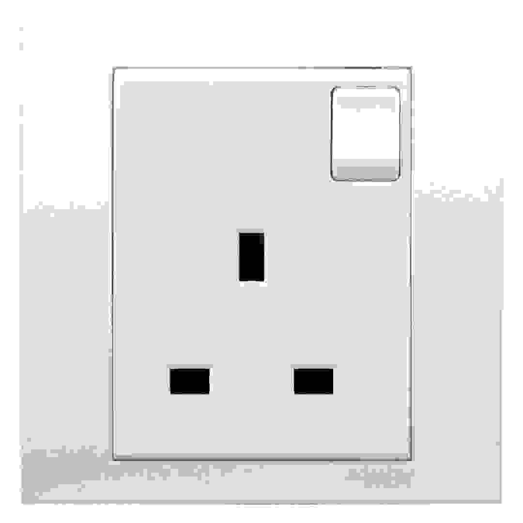 Schneider Electric Vivace 1 Gang Switch Socket (8.7 x 8.7 x 3.5 cm, 250 VAC)