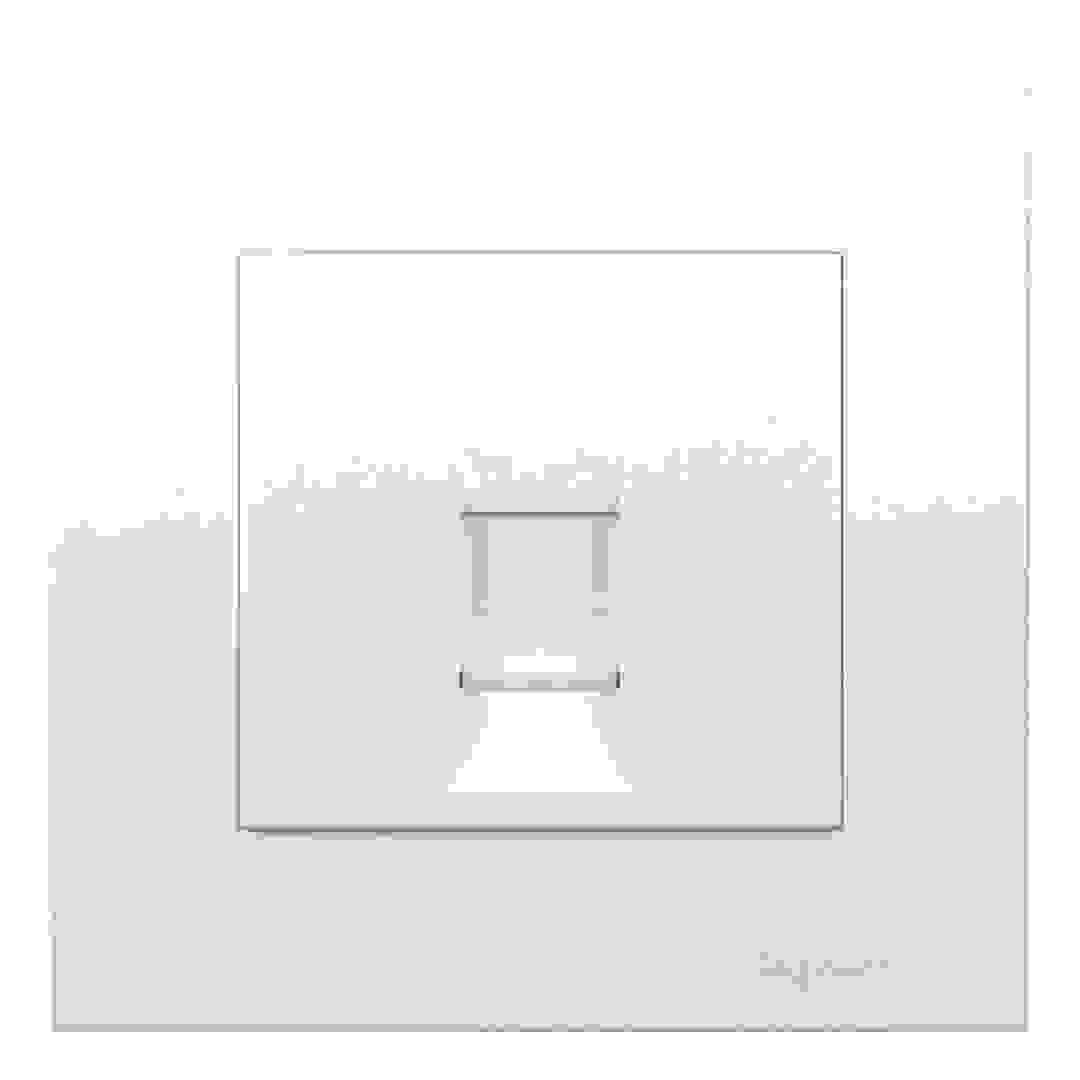 لوحة جدار لأسلاك الاتصالات فتحة واحدة شنايدر فيفاتشي مع مصراع (8.7 × 8.6 × 4 سم)