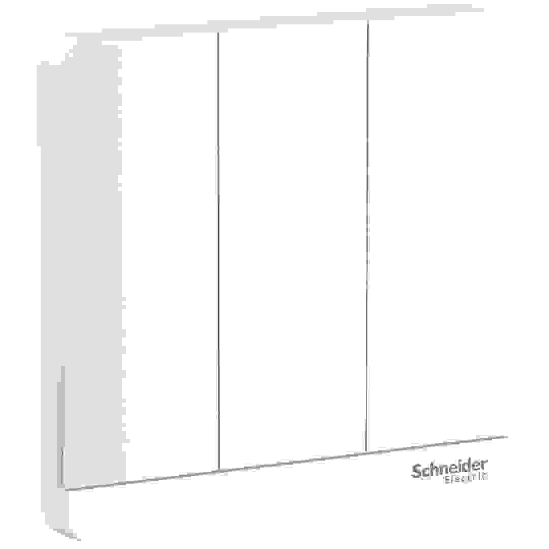 Schneider Electric AvatarOn 3 Gang 1 Way Switch (8.6 x 8.6 x 3.42 cm, 250 VAC)