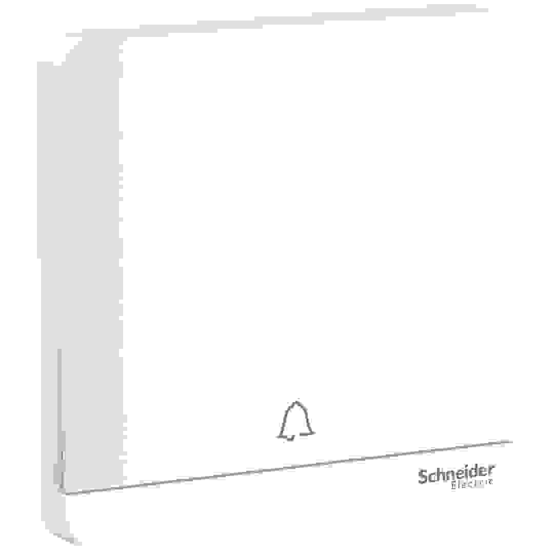 Schneider Electric AvatarOn 1 Gang Bell Press Switch (8.6 x 8.6 x 3.17 cm, 250 VAC)