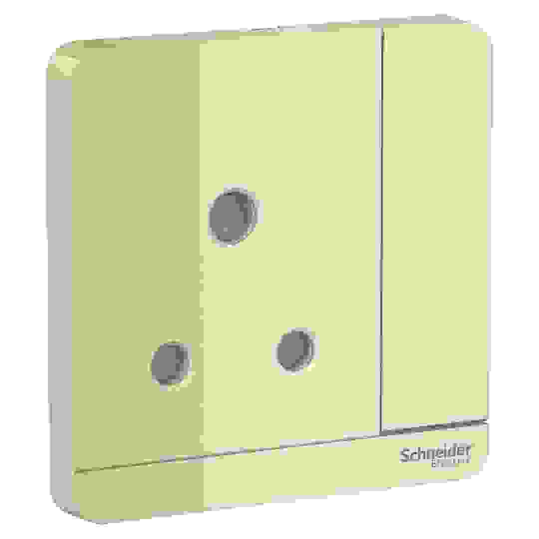 Schneider Electric AvatarOn 1 Gang 3 Pin Switched Socket (8.6 x 8.6 x 3.17 cm)