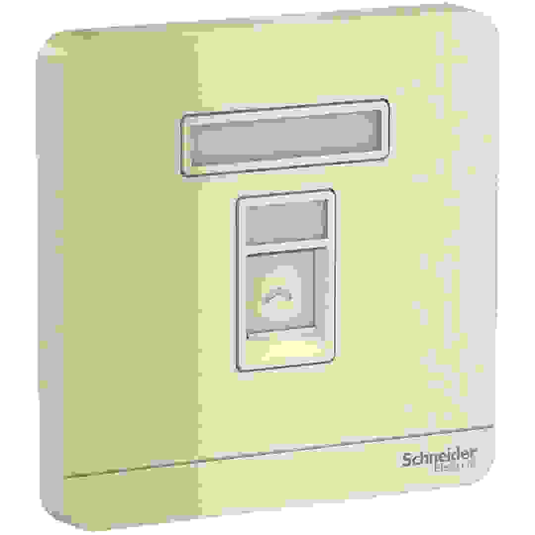 Schneider Electric AvatarOn 1 Gang Keystone Wall Plate (8.6 x 8.6 x 3.17 cm)