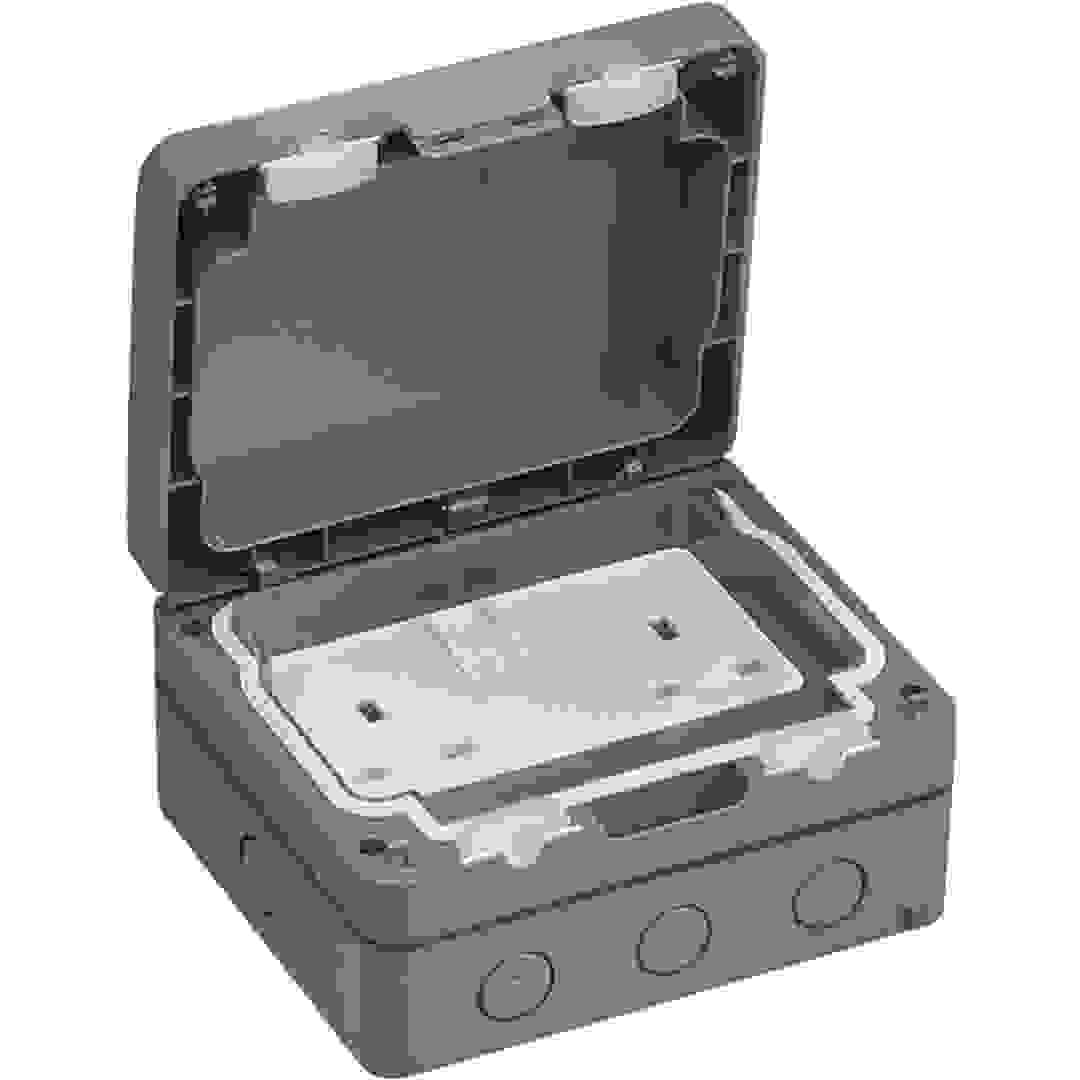 Schneider Electric Exclusive 2 Gang Switched Socket (10.8 x 8.7 x 12.5 cm)