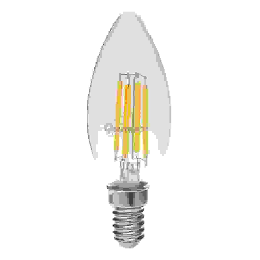 لمبة LED بفتيل قاعدة E 14 لايت ميكر أوشتراكو (4 واط، أبيض دافئ)