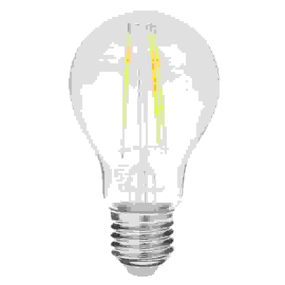 مصباح E 27 LED بفتيل واضح أوشتراكو لايتميكر (7 واط، أبيض مصفر)