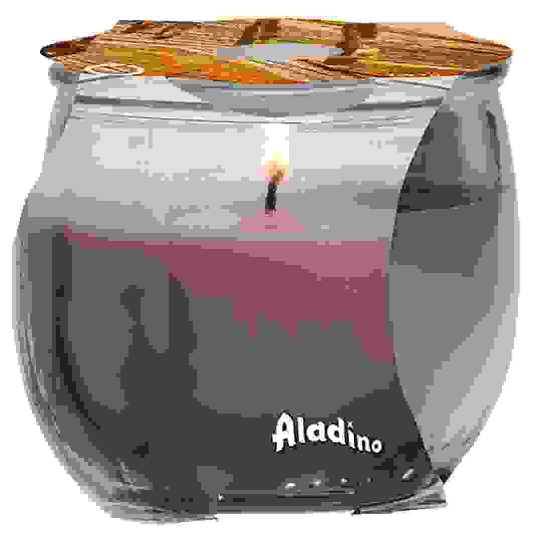 شمعة معطرة ألادينو (خشب بريستيجيوس، 120 جرام)