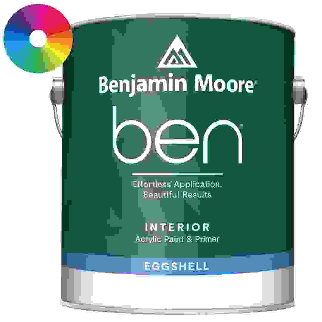 Benjamin Moore Ben Eggshell Interior Latex Paint & Primer (3.7 L, Base 3)