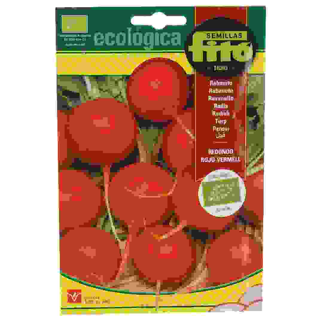 Semillas Fito Organic Redondo Red Radish Seed Pack