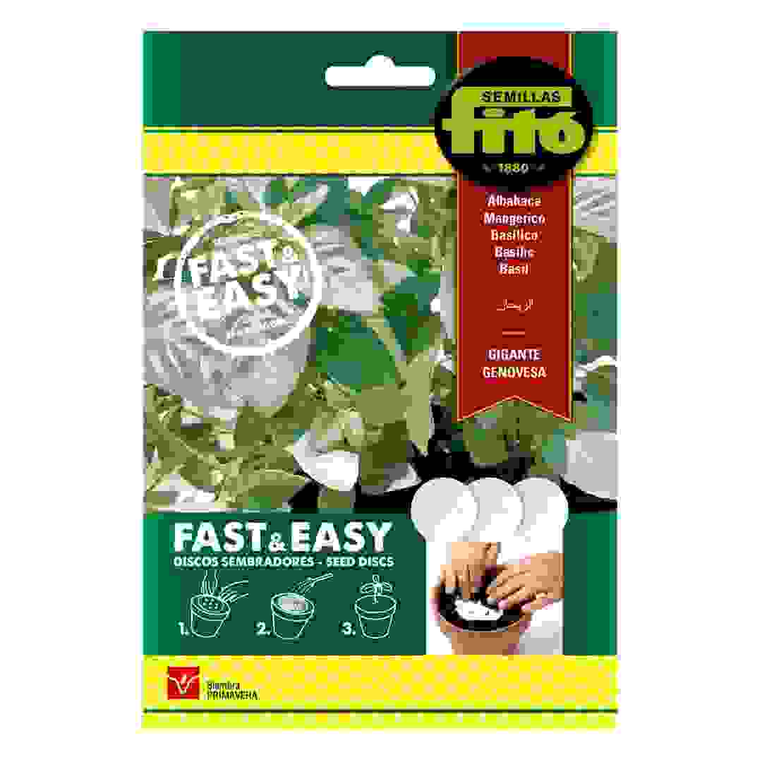 Semillas Fito Fast & Easy Genovesa Basil Seed Tapes Pack