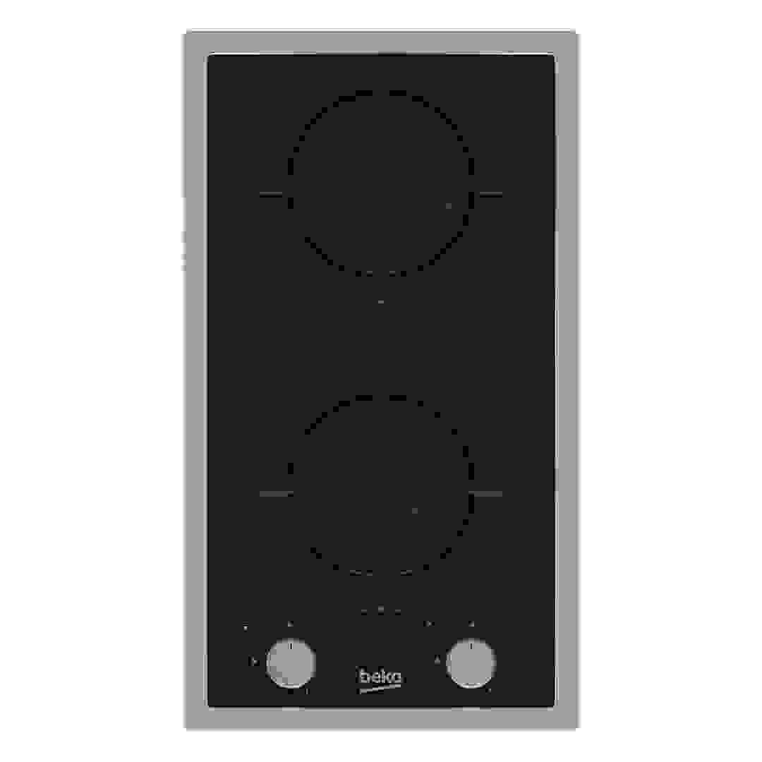 موقد غاز مدمج 2 شعلة بيكو، HDMS 32220 FX (51 × 28.8 × 5.2 سم)