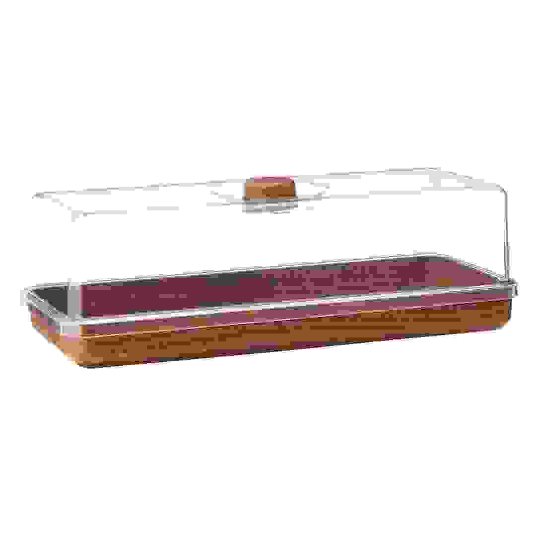 Evelin Bread & Cake Serving Tray W/ Cover (16 x 13 x 39 cm)