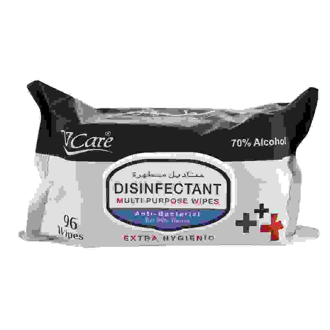 V Care Disinfectant Multi-Purpose Wipes Pack (96 sheets)