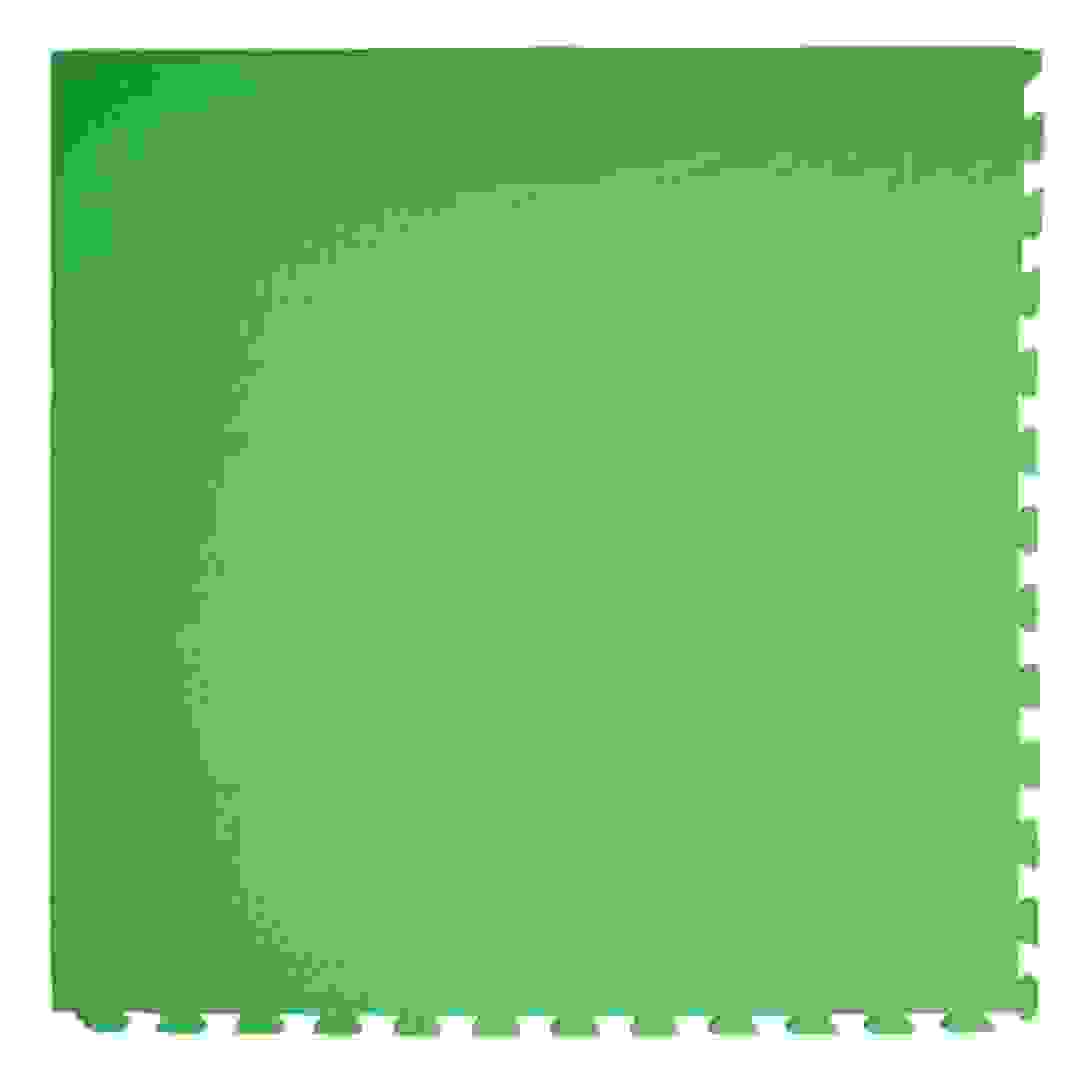 Tinyann Interlocking Foam Activity Mat (100 x 100 x 2 cm, Light Green)