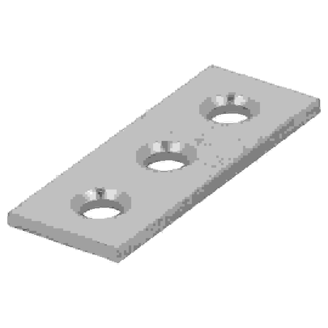 لوحة توصيل سوكي مستقيمة غائرة من الفولاذ (40 × 15 سم)