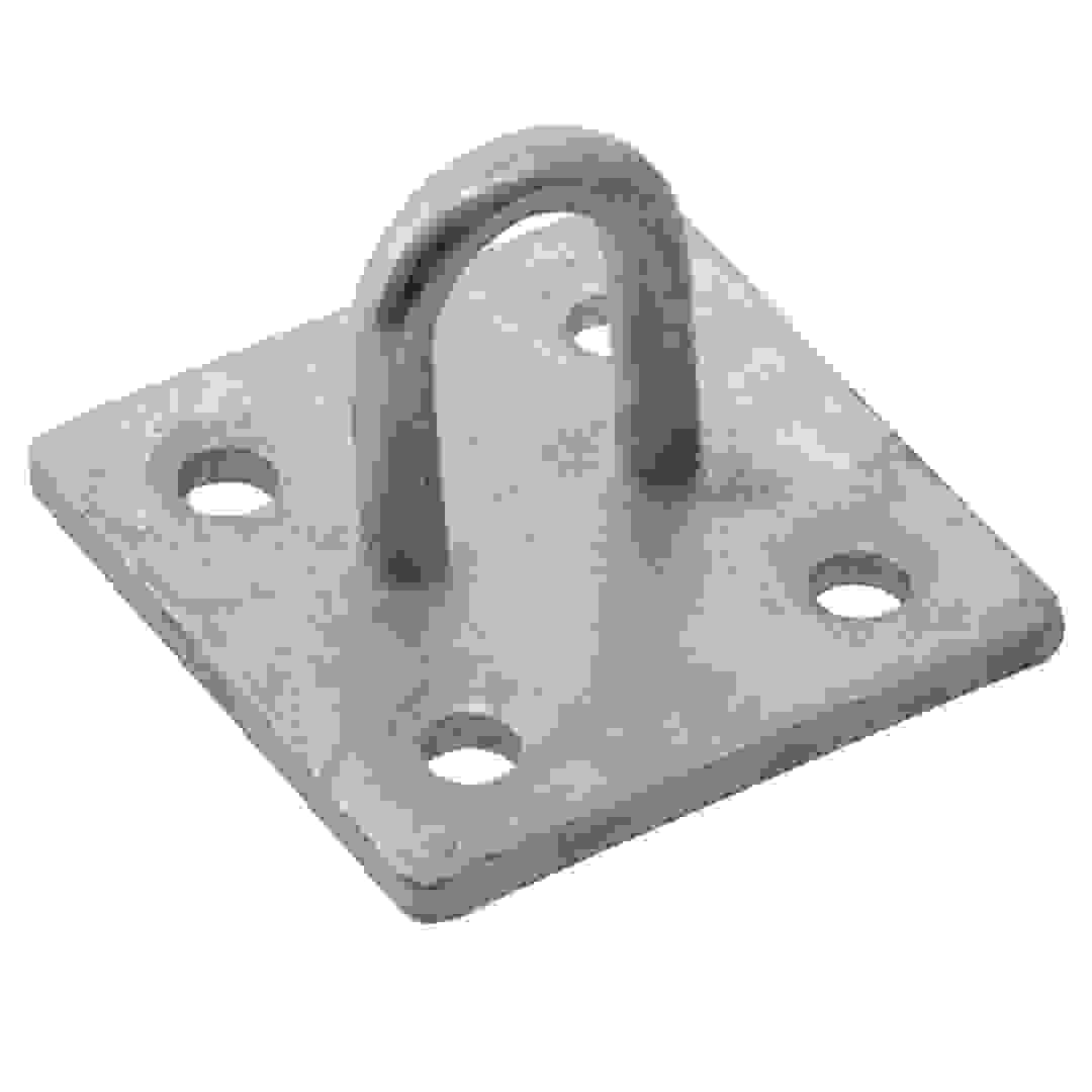 عروة سوكي على لوحة من الفولاذ (5 × 5 × 0.5 سم)