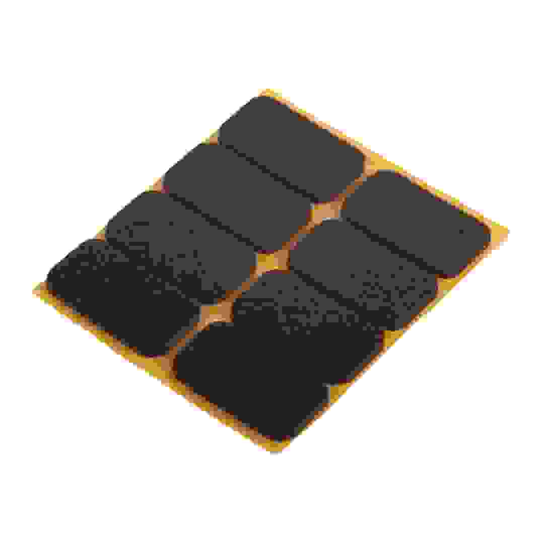 طقم قواعد أثاث لباد منزلقة سوكي (8 قطع، 2.2 × 3.6 سم)