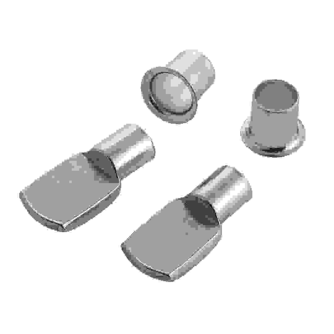 حزمة دعامات رفوف سوكي من الفولاذ المطلي بالكروم (7 ملم، 8 قطع)