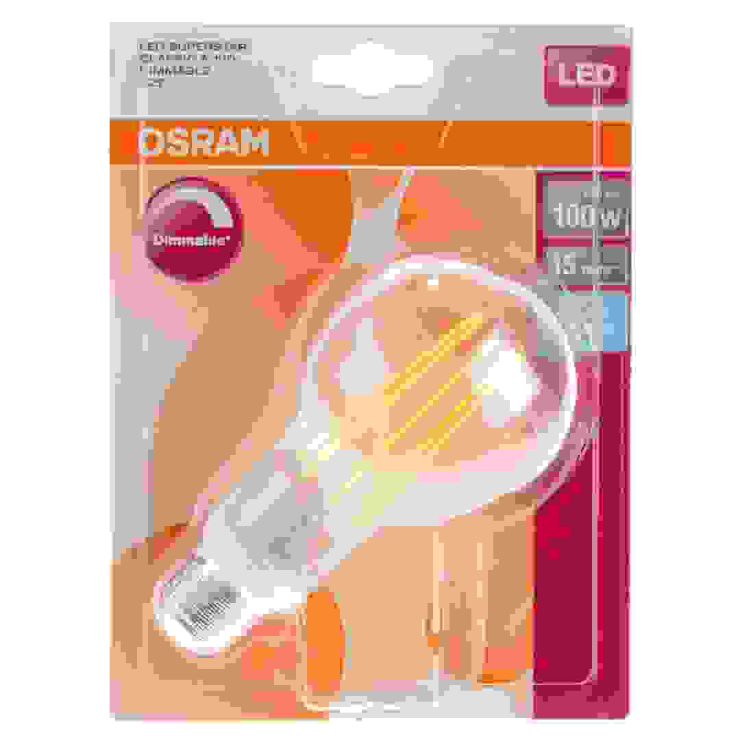 Osram E27 Class A Filament LED Bulb (12 W, Cool White)