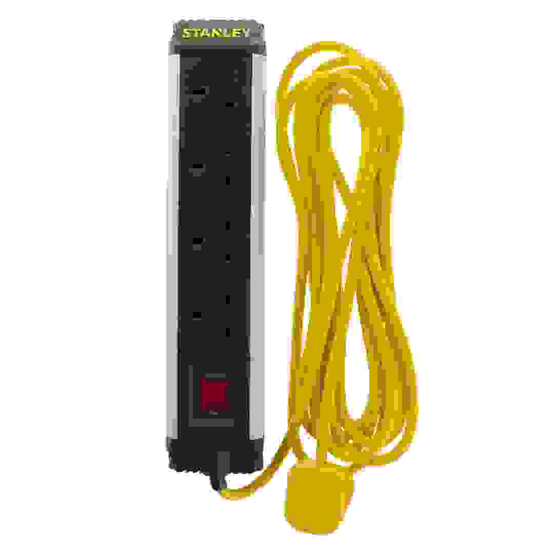 Stanley 4-Sockets Rugged Power Extension Board (5 m)