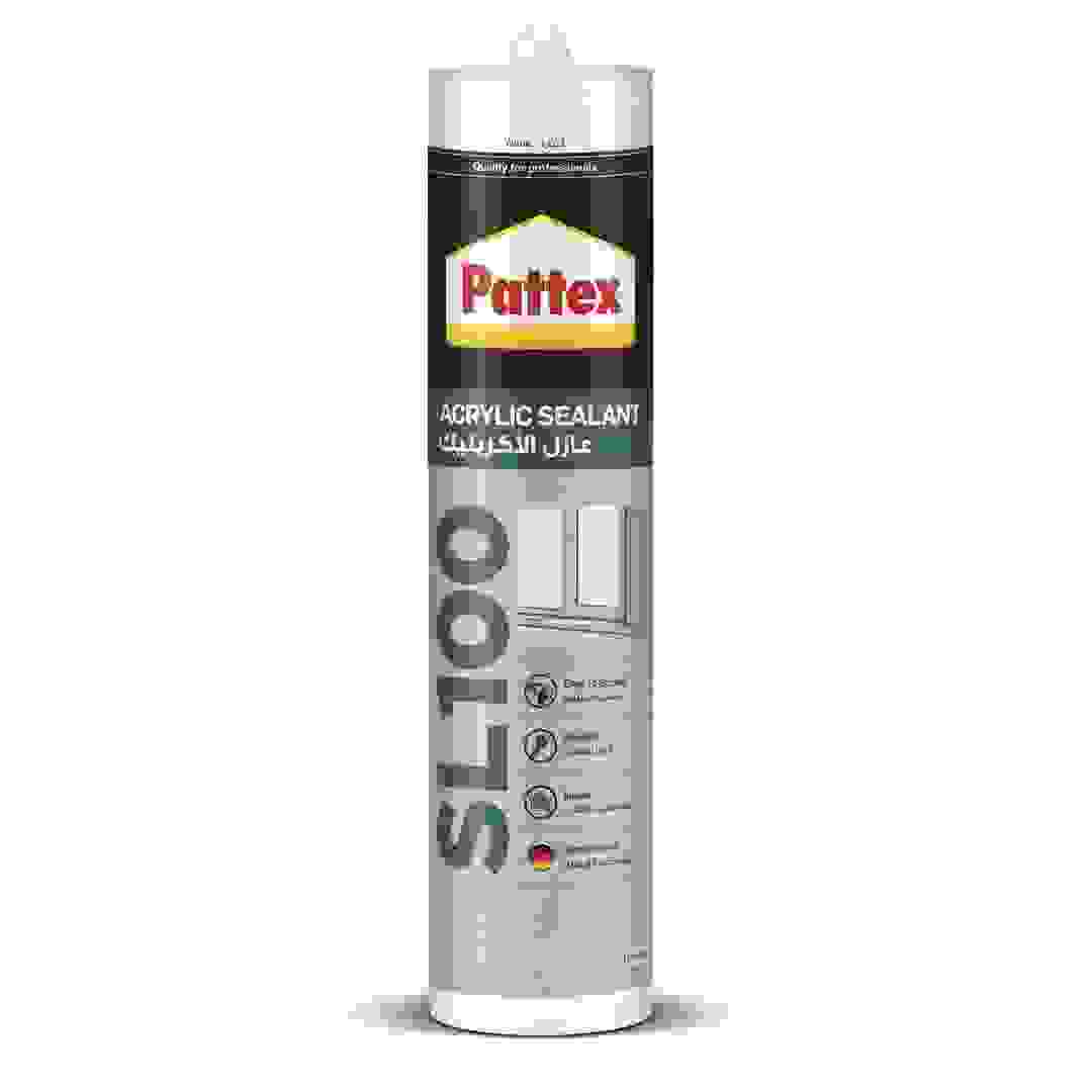 Pattex SL100 Acrylic Sealant (280 ml, White)
