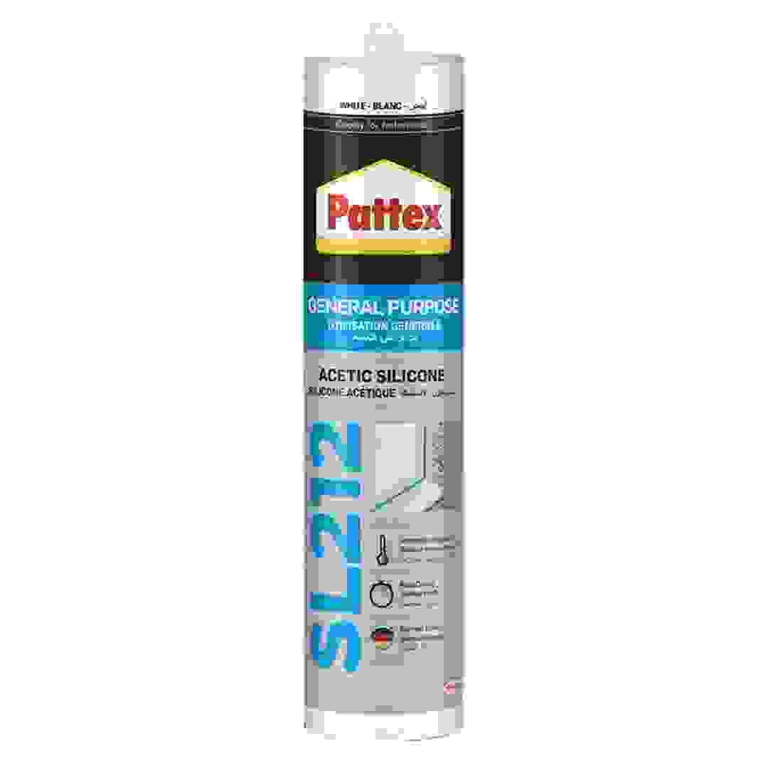 Pattex SL 212 General Purpose Silicone (280 ml, White)