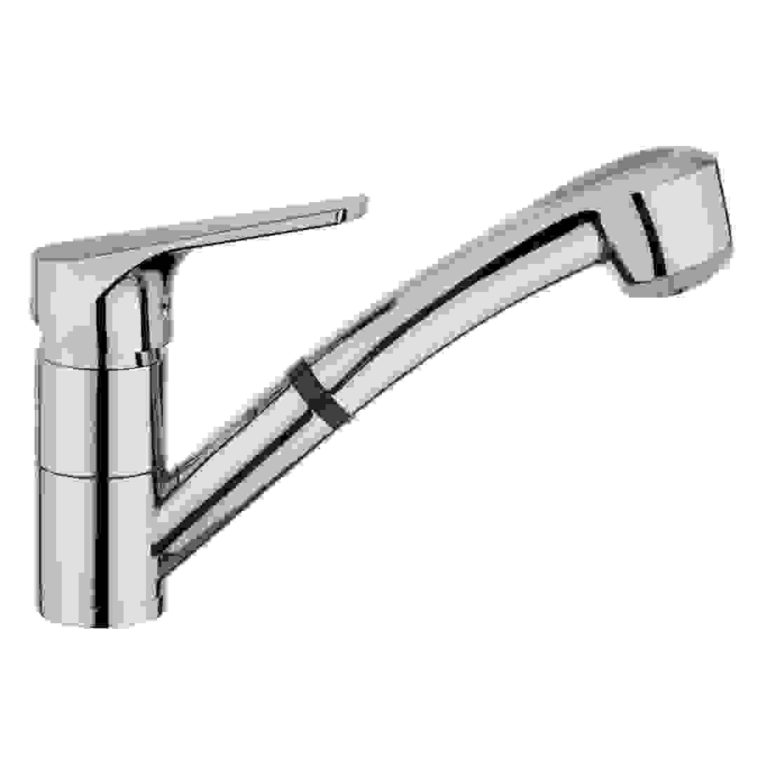 Teka Steel Kitchen Faucet W/Pull-Out Spout (16.1 cm)