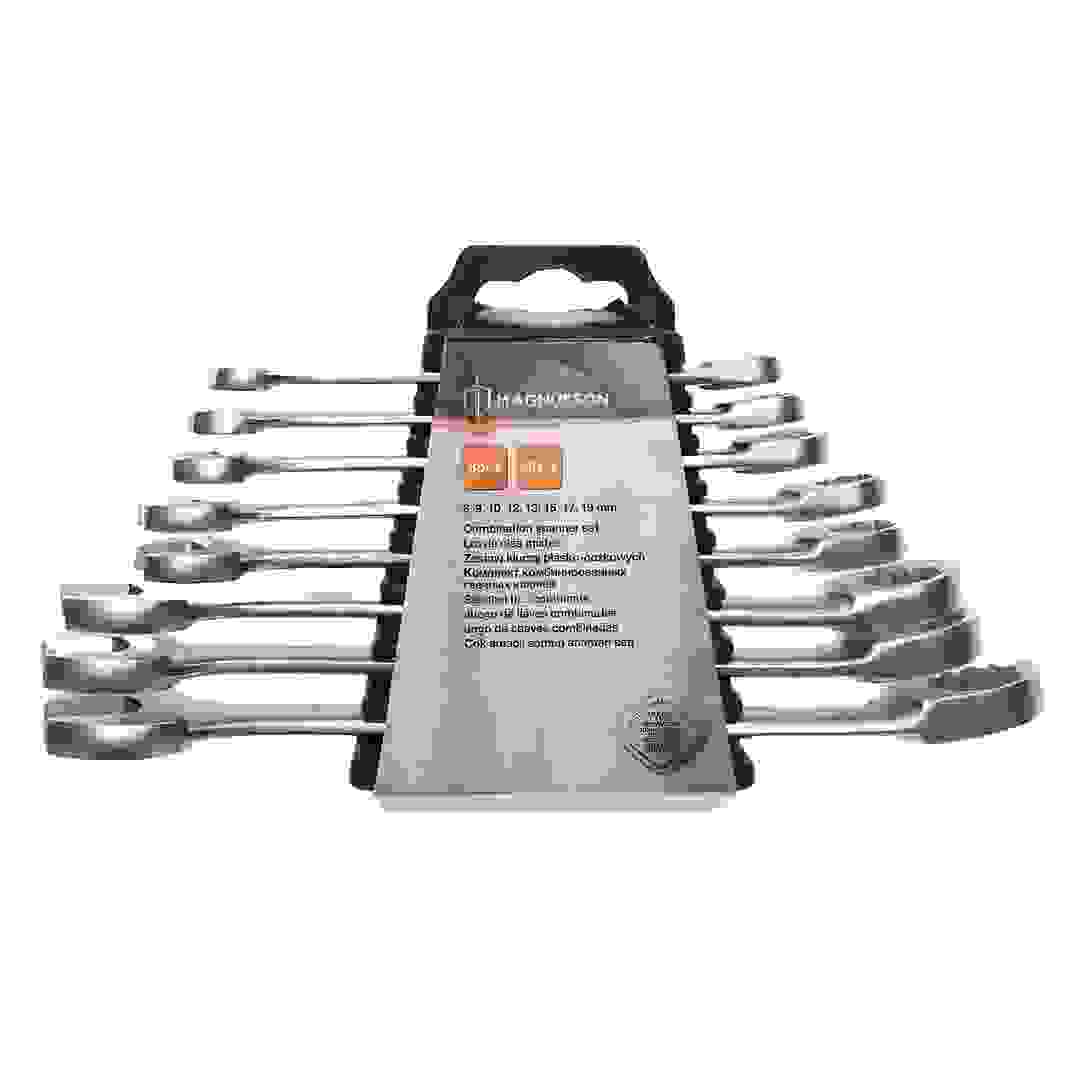 طقم مفاتيح ربط مركبة من فولاذ كروم الفاناديوم ماجنوسون، MT145 (8 قطع)