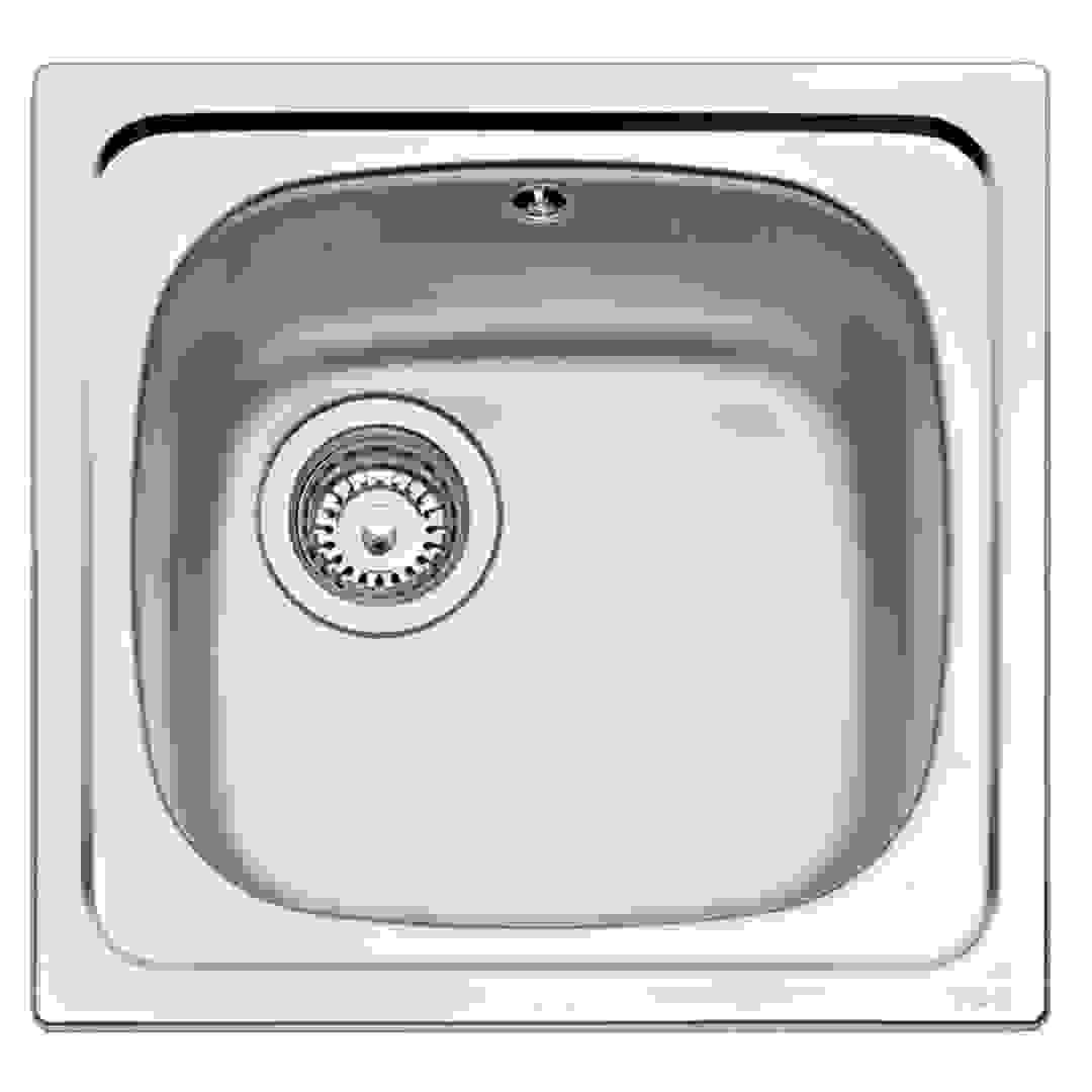 مغسلة تركيب ستانلس ستيل تيكا ستاربرايت (45 × 15 × 46.5 سم)