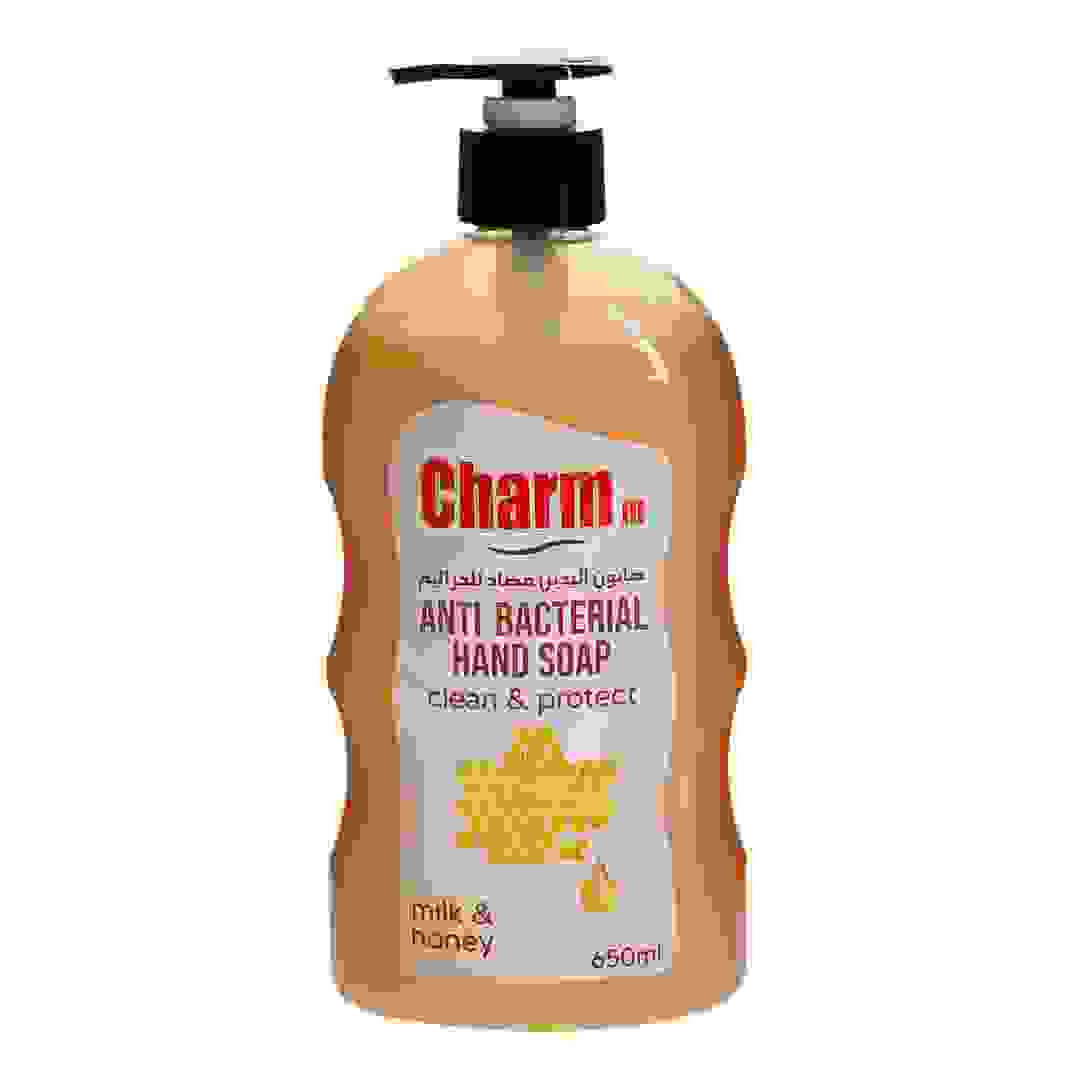 صابون يد مضاد للبكتيريا شارم، لبن وعسل (650 مللي)