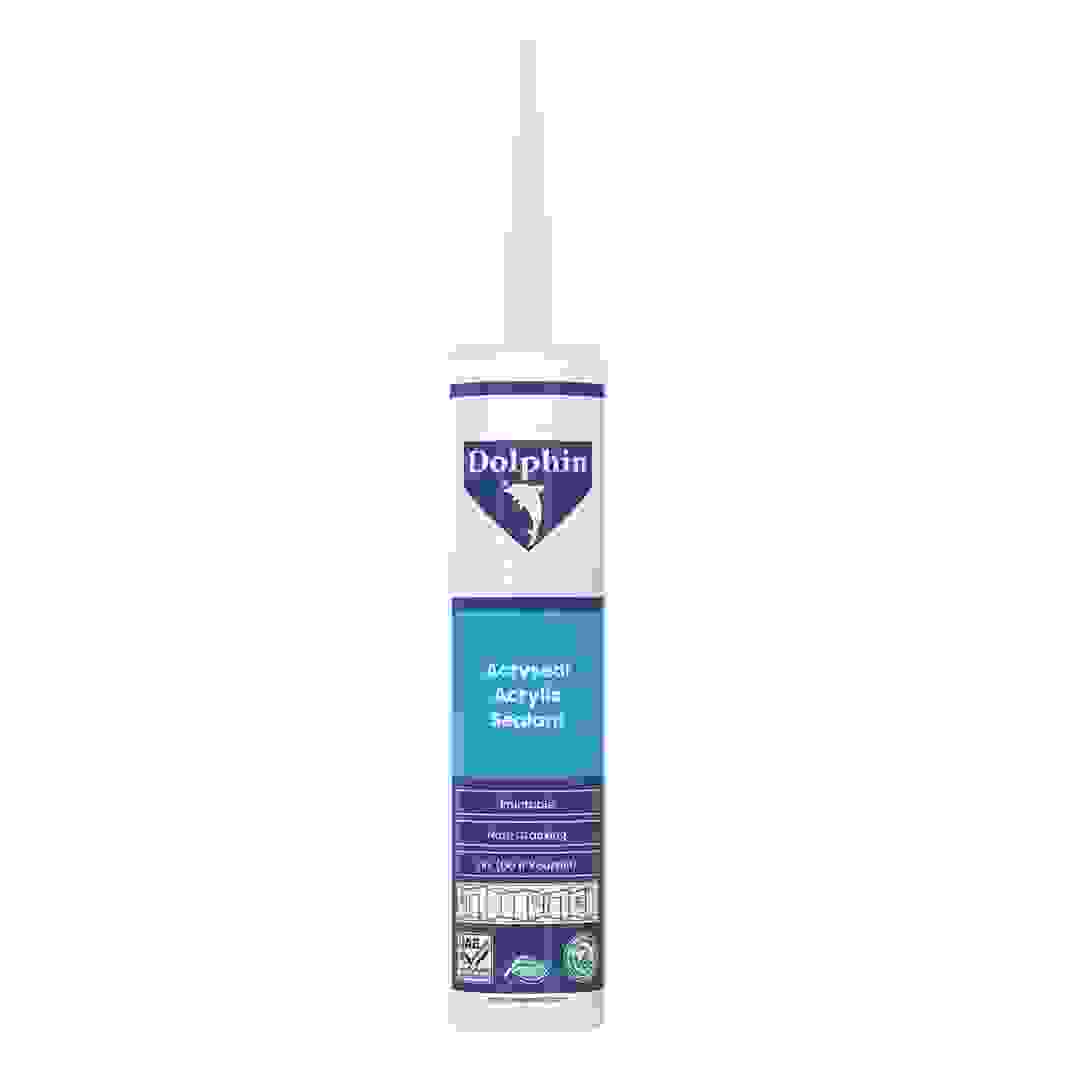 Dolphin Acryseal Acrylic Sealant (520 g, White)