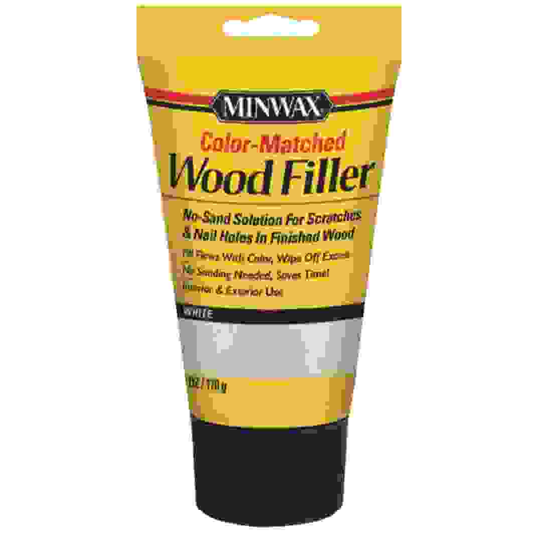 Minwax Color-Matched Wood Filler (170 g, White)