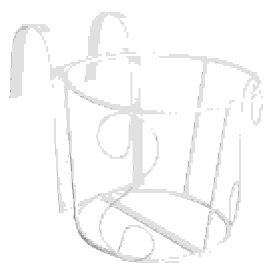 Metal Round Hanging Wall Pot Frame (21.5 x 21.5 x 17 cm)