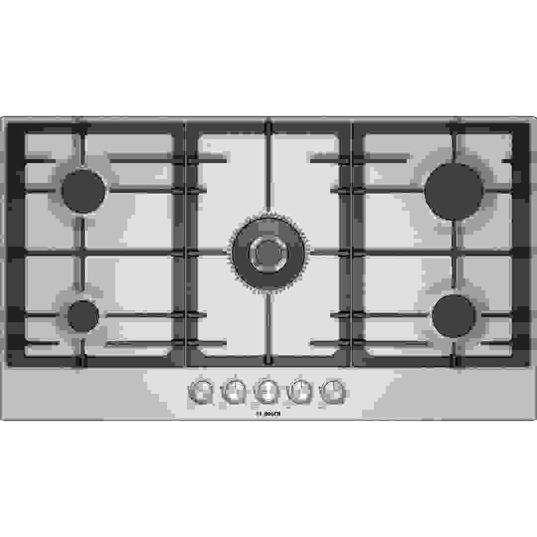 Bosch Serie | 6 5 Burner Gas Hob, PCQ9B5O90M (4.5 x 91.5 x 52 cm)