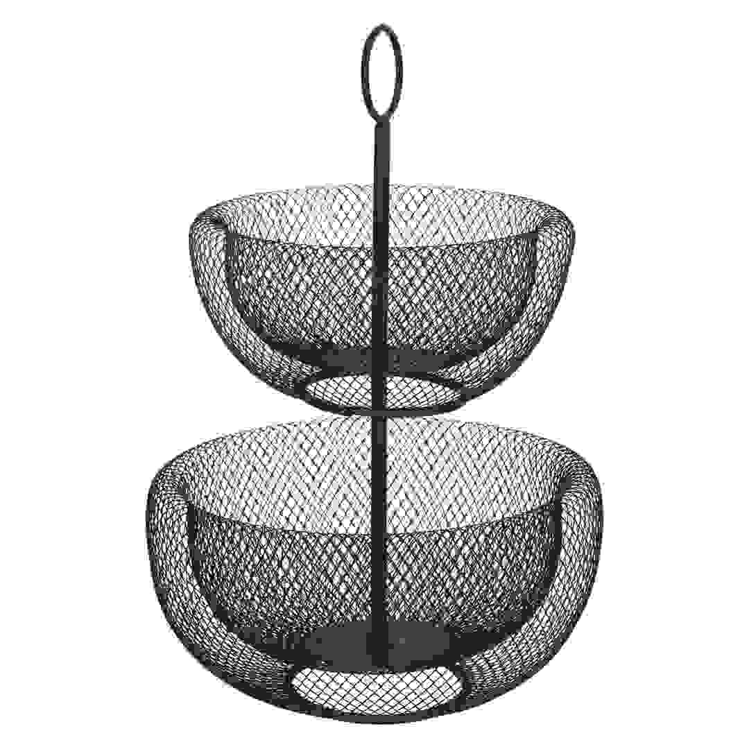 5five Metal Mesh 2-Tier Fruit Basket
