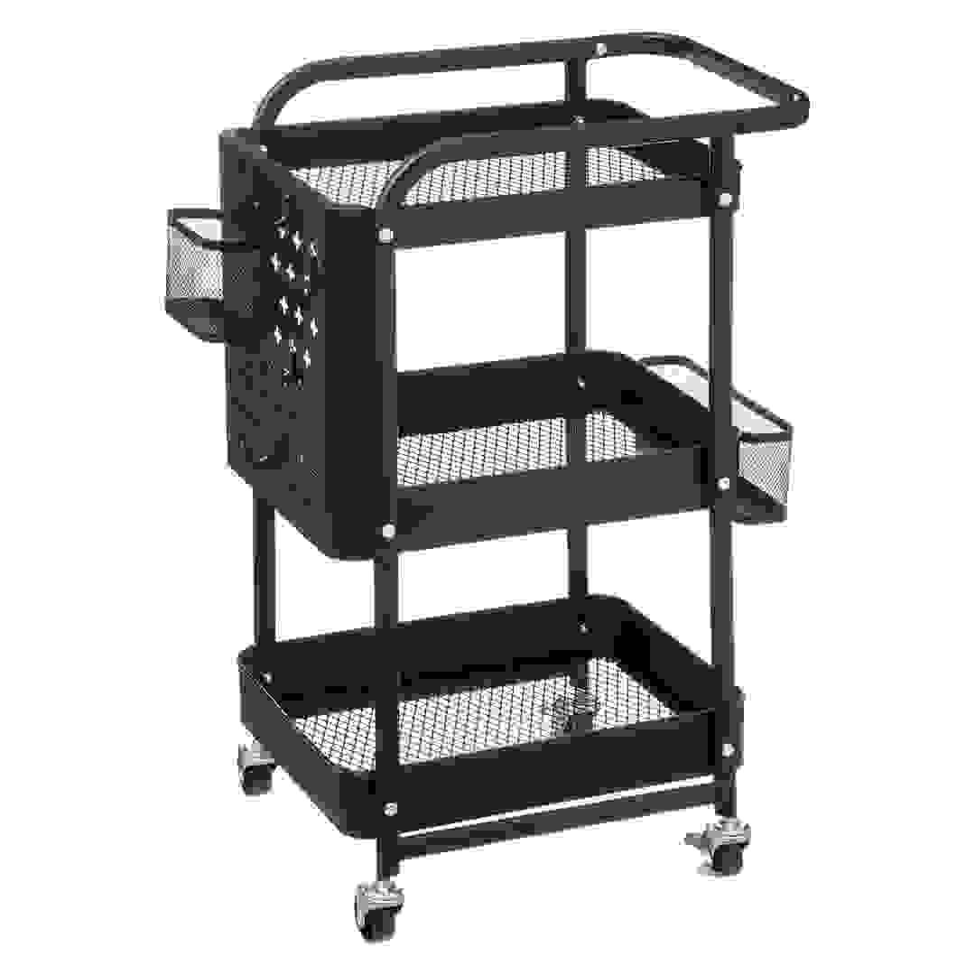 5five 3-Tier Metal Kitchen Trolley (53 x 30 x 76 cm)