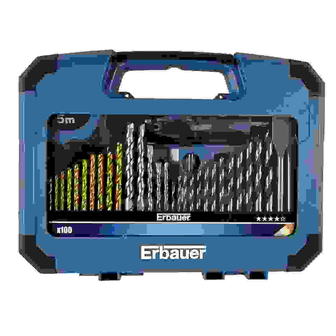 Erbauer Mixed Drill Bit Set (100 Pc.)